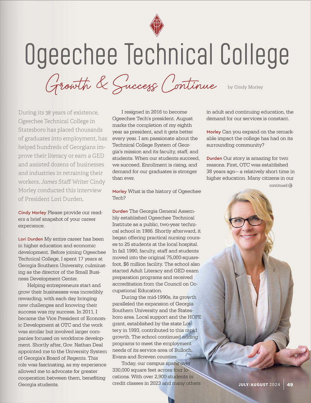 Ogeechee Technical College - Growth & Success Continue